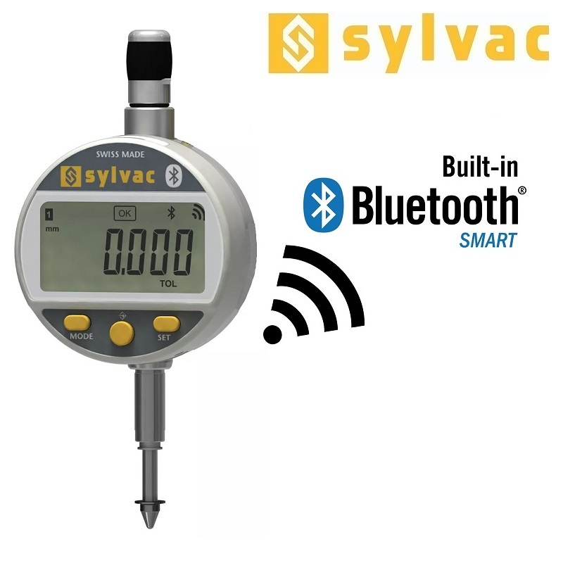 0,01 mm Neu OVP Sylvac Digital Messuhr 12,5 