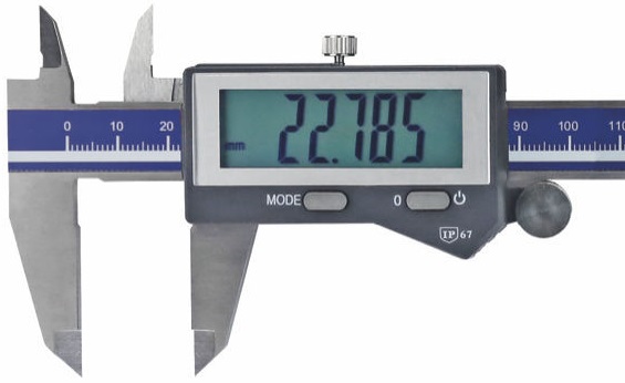 Digitaler Messschieber: Hochpräzises Messen von 0,001-15 cm